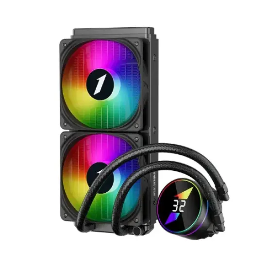 1STPLAYER TS3 240 ARGB AIO Liquid CPU Cooler With Display best product price in bd