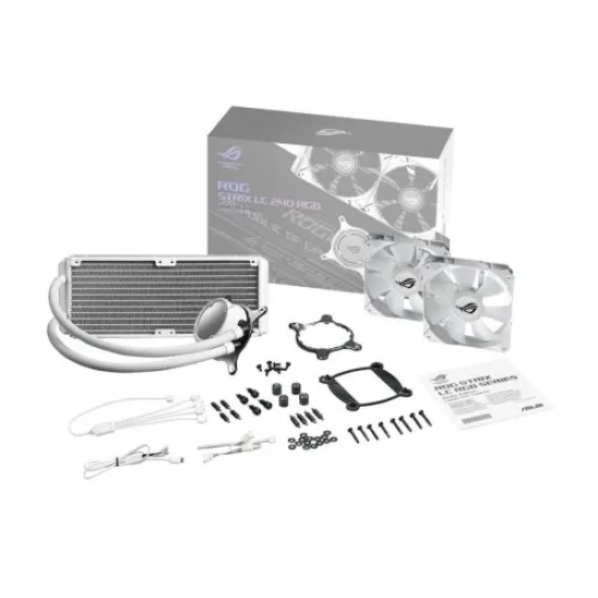 ROG Strix LC 240 RGB White Edition best product price in bd ASUS ROG Strix LC 240 RGB White Edition All-in-One Liquid CPU Cooler best product price in bd