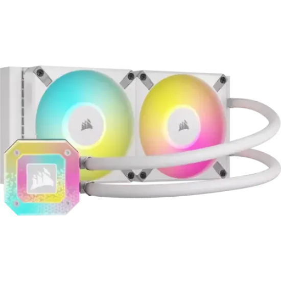 iCUE H100i ELITE CAPELLIX XT best product price in bd Corsair iCUE H100i ELITE CAPELLIX XT Liquid CPU Cooler White best product price in bd