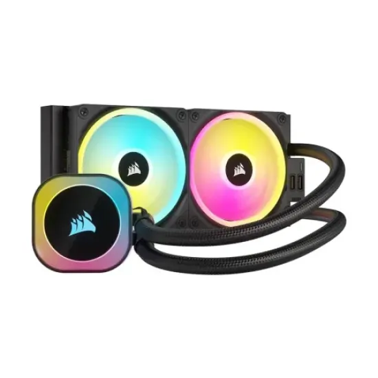 iCUE LINK H100i RGB best product price in bd Corsair iCUE LINK H100i RGB 240mm ALL-IN-ONE Liquid CPU Cooler best product price in bd