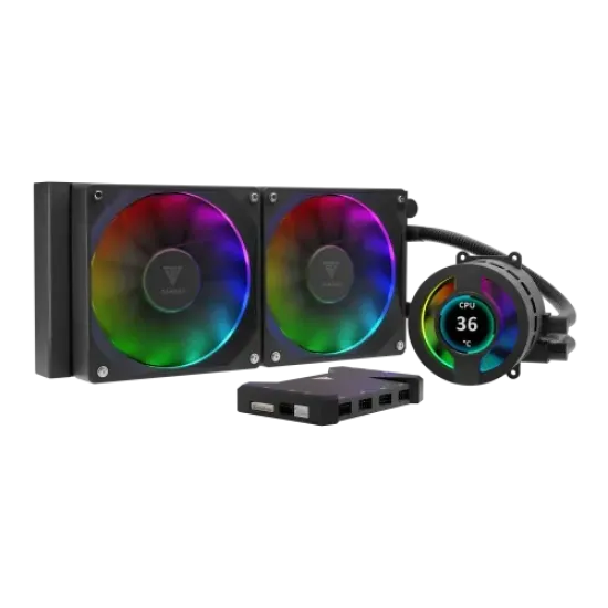Gamdias CHIONE P3-240U ARGB 240mm AIO Liquid CPU Cooler best product price in bd