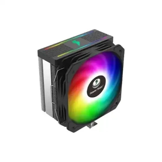 DL-1300A best product price in bd Power Train DL-1300A ARGB Single Fan CPU Cooler best product price in bd