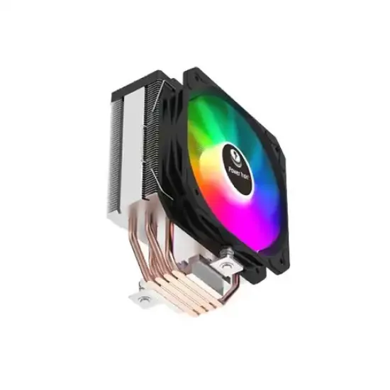 DL-1300A best product price in bd Power Train DL-1300A ARGB Single Fan CPU Cooler best product price in bd