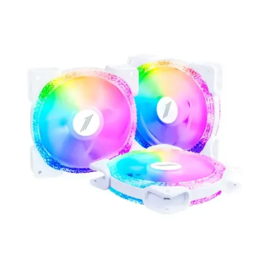 1STPLAYER M1-D ARGB 3 in 1 Combo Casing Fan White with Controller and Hub 1STPLAYER M1-D ARGB 3 in 1 Combo Casing Fan White with Controller and Hub