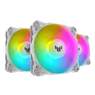 ASUS TUF Gaming TF120 ARGB White Triple Casing Fan Kit with ARGB Controller