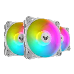 ASUS TUF Gaming TF120 ARGB White Triple Casing Fan Kit with ARGB Controller