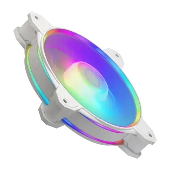 Cooler Master MasterFan MF120 HALO² 3 in 1 Case Fan White best product price in bd