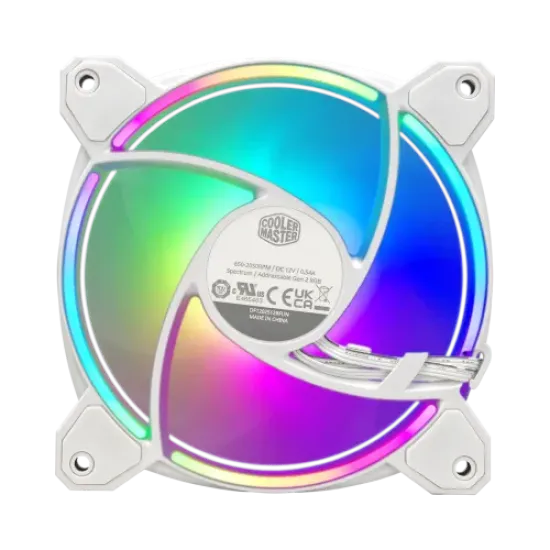 Cooler Master MasterFan MF120 HALO² 3 in 1 Case Fan White best product price in bd