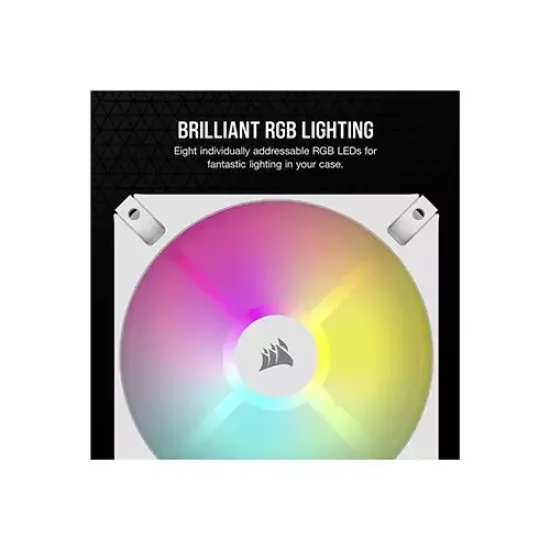 Corsair iCUE AR120 Digital RGB 120mm PWM Single Casing Fan White best product price in bd