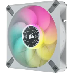 Corsair iCUE ML120 RGB ELITE Premium 120mm PWM Magnetic Levitation Fan White Single Pack