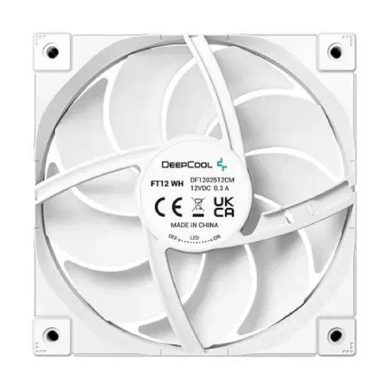 FT12 WH 3 IN 1 best product price in bd DeepCool FT12 WH 3 IN 1 120mm Case Fan best product price in bd