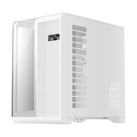 1STPLAYER RT7 White Mid Tower ATX Gaming Casing Without Case Fan