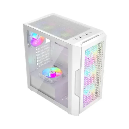 1STPLAYER T7 RGB ATX Mid Tower Gaming Casing White best product price in bd