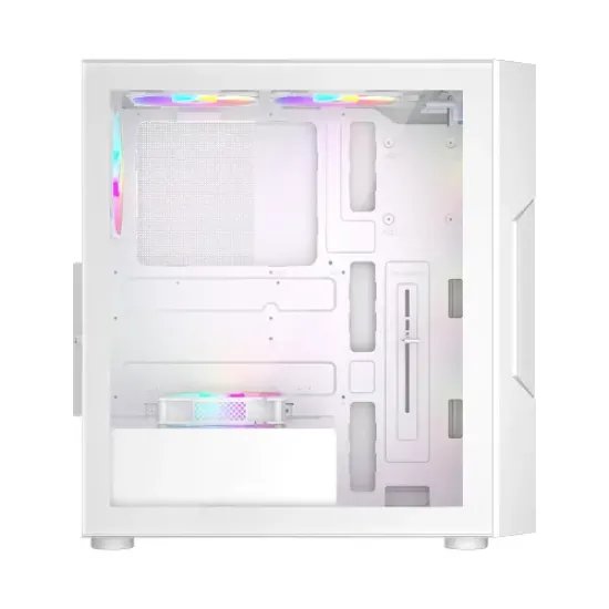 1STPLAYER T7 RGB ATX Mid Tower Gaming Casing White best product price in bd