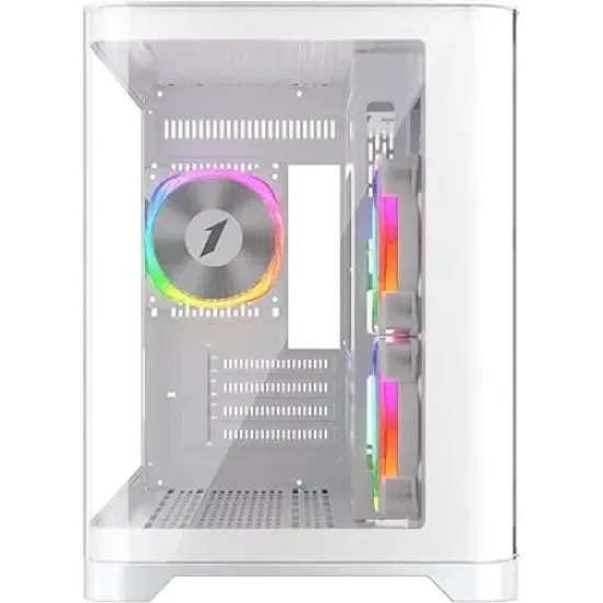 1STPLAYER UV6 M-ATX Mid Tower Gaming Casing White best product price in bd