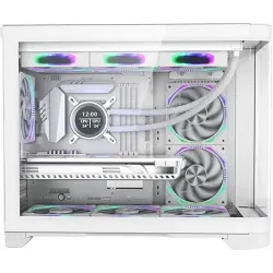 1STPLAYER UV6 M-ATX Mid Tower Gaming Casing White