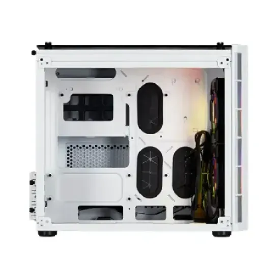 Corsair Crystal Series 280X RGB Tempered Glass Micro ATX Casing White