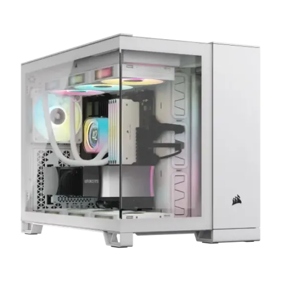 Corsair 2500X Mid-Tower Dual Chamber Casing White best product price in bd