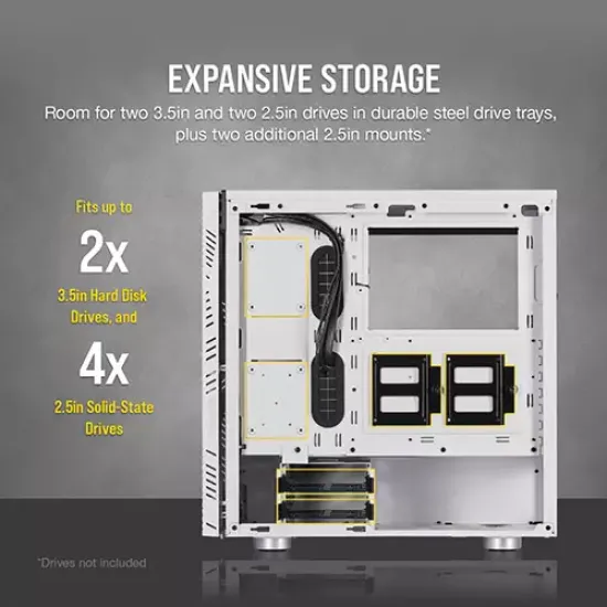 Corsair 275R Airflow Tempered Glass Mid-Tower Gaming Case Corsair 275R Airflow Tempered Glass Mid-Tower Gaming Case