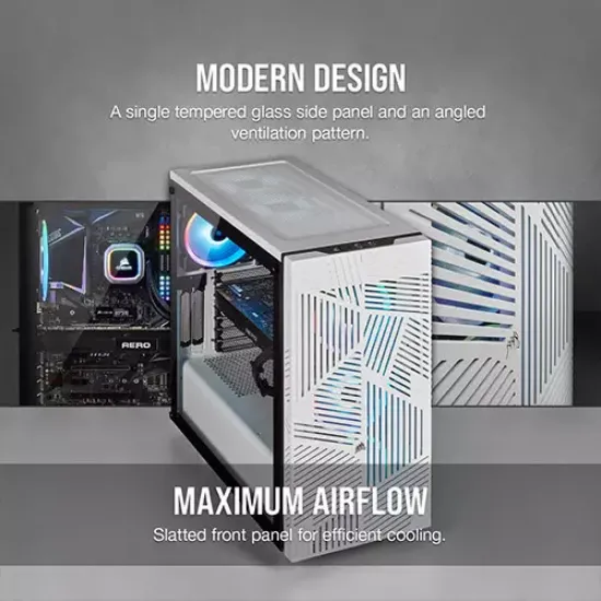 Corsair 275R Airflow Tempered Glass Mid-Tower Gaming Case Corsair 275R Airflow Tempered Glass Mid-Tower Gaming Case