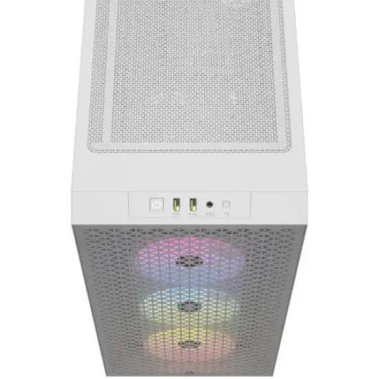Corsair 3000D RGB AIRFLOW Mid-Tower ATX Casing White
