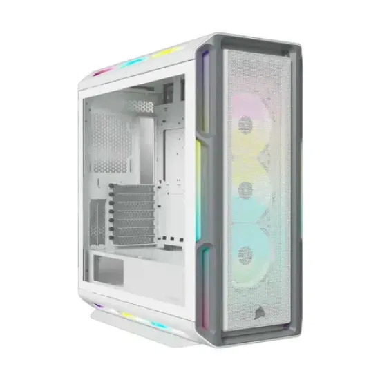 Corsair iCUE 5000T RGB Tempered Glass Mid-Tower ATX Casing White best product price in bd
