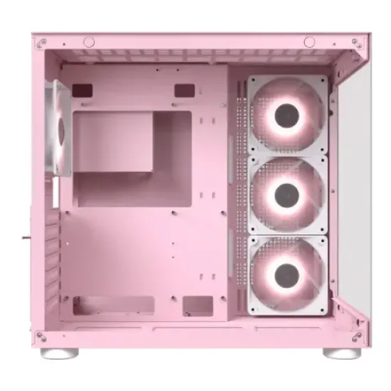 Cougar FV150 RGB Dual Chamber Mid Tower ATX Gaming Casing Pink Cougar FV150 RGB Dual Chamber Mid Tower ATX Gaming Casing Pink