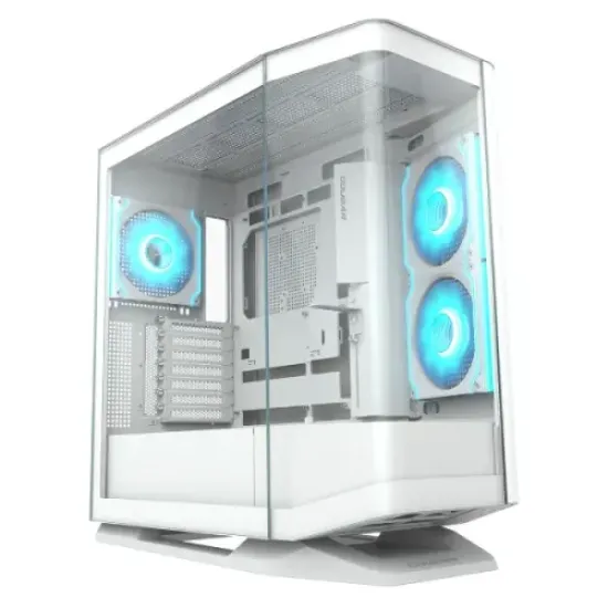 Cougar FV270 RGB Mid Tower E-ATX Gaming Casing White best product price in bd