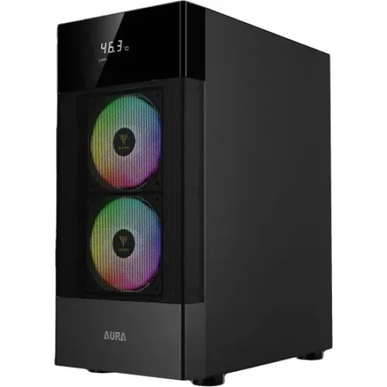 Gamdias AURA GC5 Digital Display Mesh RGB Mid-Tower ATX Gaming Casing Gamdias AURA GC5 Digital Display Mesh RGB Mid-Tower ATX Gaming Casing