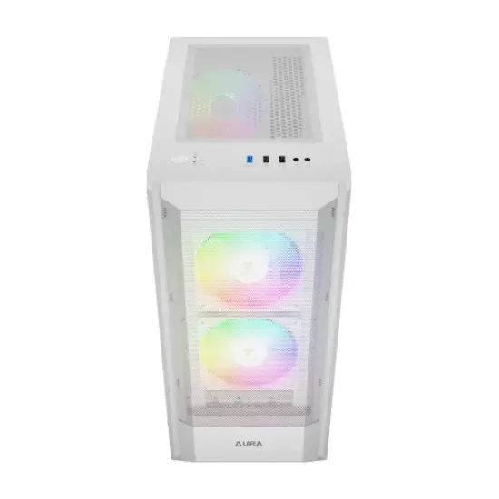 Gamdias AURA GC6 WH ARGB ATX Mid-Tower Gaming Casing