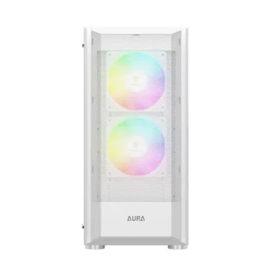 Gamdias AURA GC6 WH ARGB ATX Mid-Tower Gaming Casing