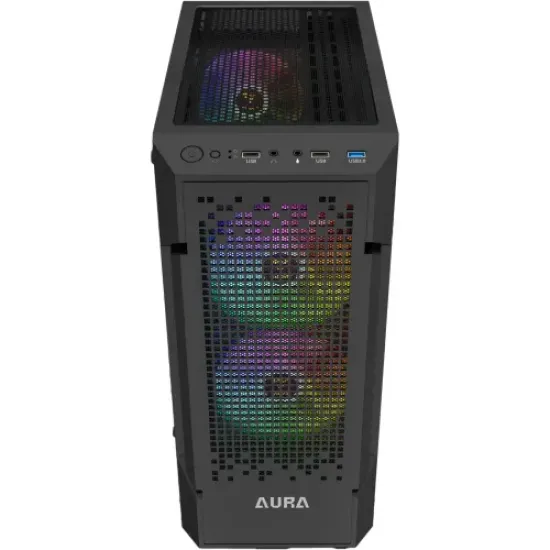 AURA GC7 ARGB best product price in bd Gamdias AURA GC7 ARGB ATX Mid-Tower Gaming Casing With 250W PSU best product price in bd
