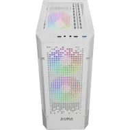 Gamdias AURA GC7 WH RGB ATX Mid-Tower Gaming Casing With PSU