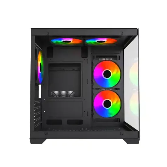 MaxGreen E275-S02 ARGB M-ATX Mid-Tower Gaming Casing With 5x ARGB Fan MaxGreen E275-S02 ARGB M-ATX Mid-Tower Gaming Casing With 5x ARGB Fan