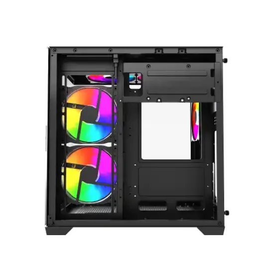 MaxGreen E275-S02 ARGB M-ATX Mid-Tower Gaming Casing With 5x ARGB Fan MaxGreen E275-S02 ARGB M-ATX Mid-Tower Gaming Casing With 5x ARGB Fan