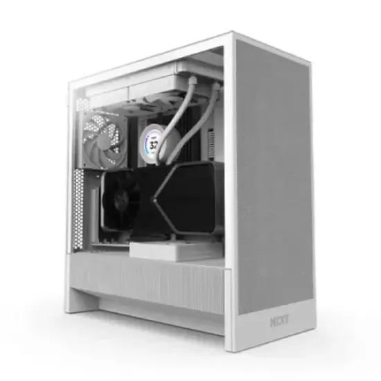 NZXT H5 Flow 2024 Compact Mid-tower Airflow Casing White best product price in bd