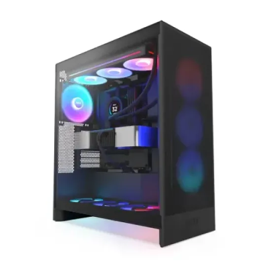 NZXT H7 Flow RGB 2024 Mid-Tower ATX Airflow Casing With 360 RGB Fan best product price in bd