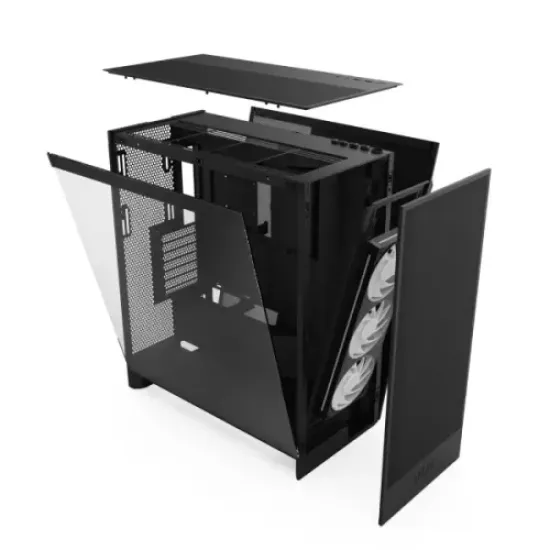 NZXT H7 Flow RGB 2024 Mid-Tower ATX Airflow Casing With 360 RGB Fan best product price in bd