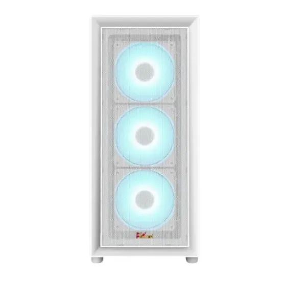 PC Power Crystal Mesh V3 WH ATX Desktop Gaming Casing