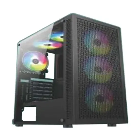 PC Power Dark Flow Mesh Elite Mid Tower ATX Gaming Case best product price in bd
