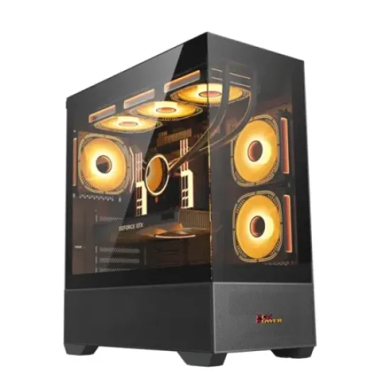 PC Power ICE TOWER BK Desktop Casing best product price in bd