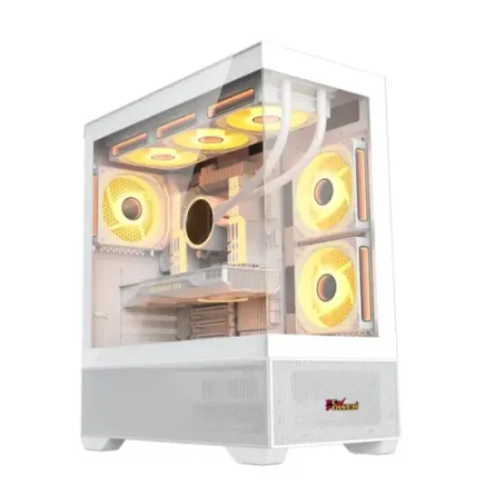 PC Power ICE TOWER WH Desktop Casing best product price in bd