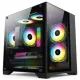 PC Power Ice Cube 2024 BK mATX ARGB Gaming Casing best product price in bd