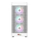 PC Power PG-H350 WH Icy Mesh ATX Mid Tower Gaming Casing