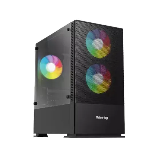 Value-Top VT-B701 Mini Tower Gaming Case Black best product price in bd