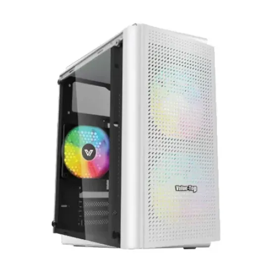 Value-Top VT-M200-W Mid Tower Micro ATX Casing With PSU best product price in bd