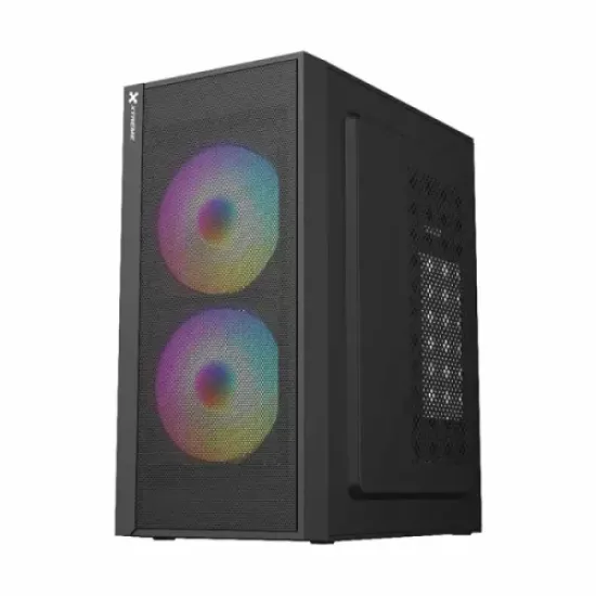 Xtreme M111 RGB Mid Tower Casing With 2 RGB Fan best product price in bd