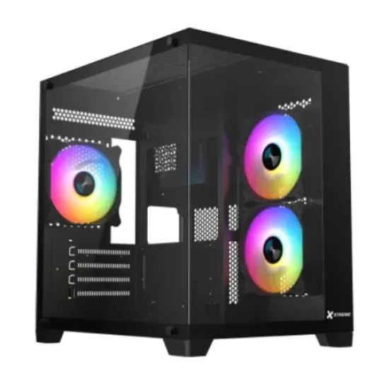 Xtreme S270B ARGB Mid Tower Casing With 3 ARGB Fan Xtreme S270B ARGB Mid Tower Casing With 3 ARGB Fan