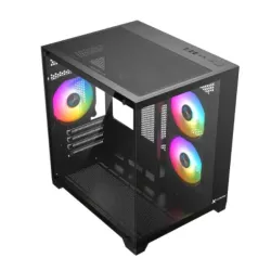 Xtreme S270B ARGB Mid Tower Casing With 3 ARGB Fan