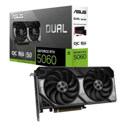 ASUS Dual GeForce RTX 5060 8GB GDDR7 OC Edition Graphics Card